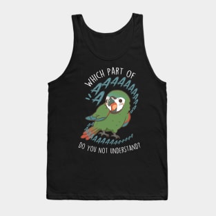 Severe Macaw Aaaa Tank Top